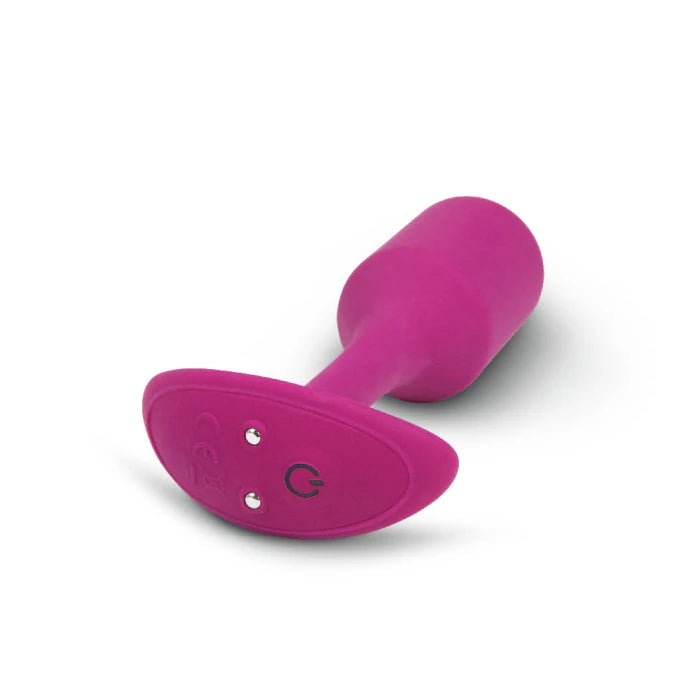 bVibe Vibrating Snug Plug 2 in Rose