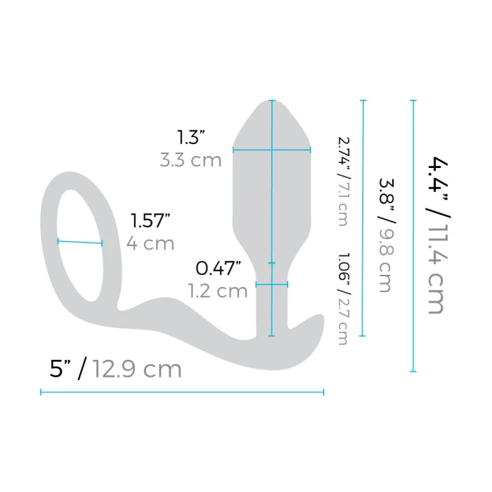 bVibe Vibrating Snug & Tug Medium