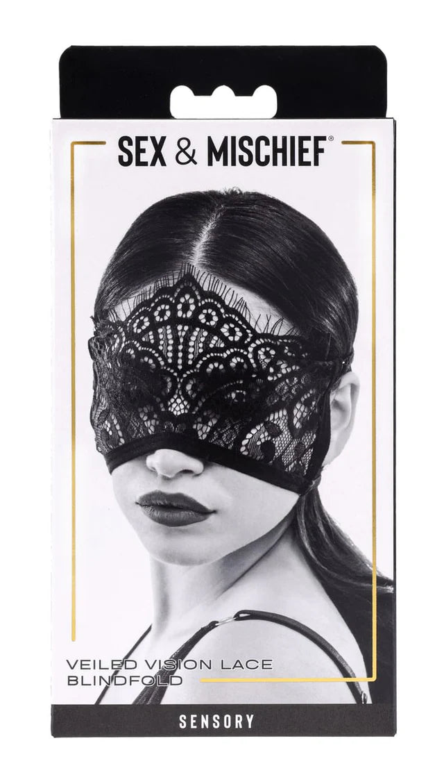 S&M Veiled Vision Lace Blindfold