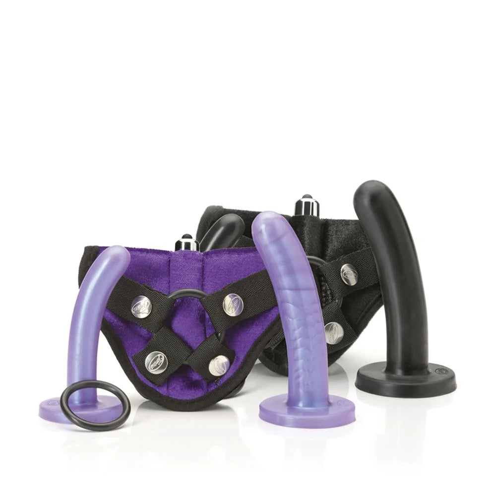 Bend Over Beginner Strap-On Kit in Purple