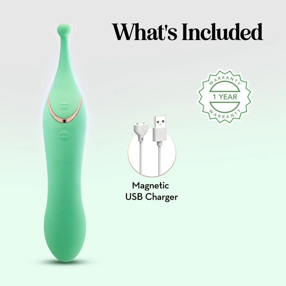 Stella Dual-Ended Clitoral G-Spot Vibrating Wand