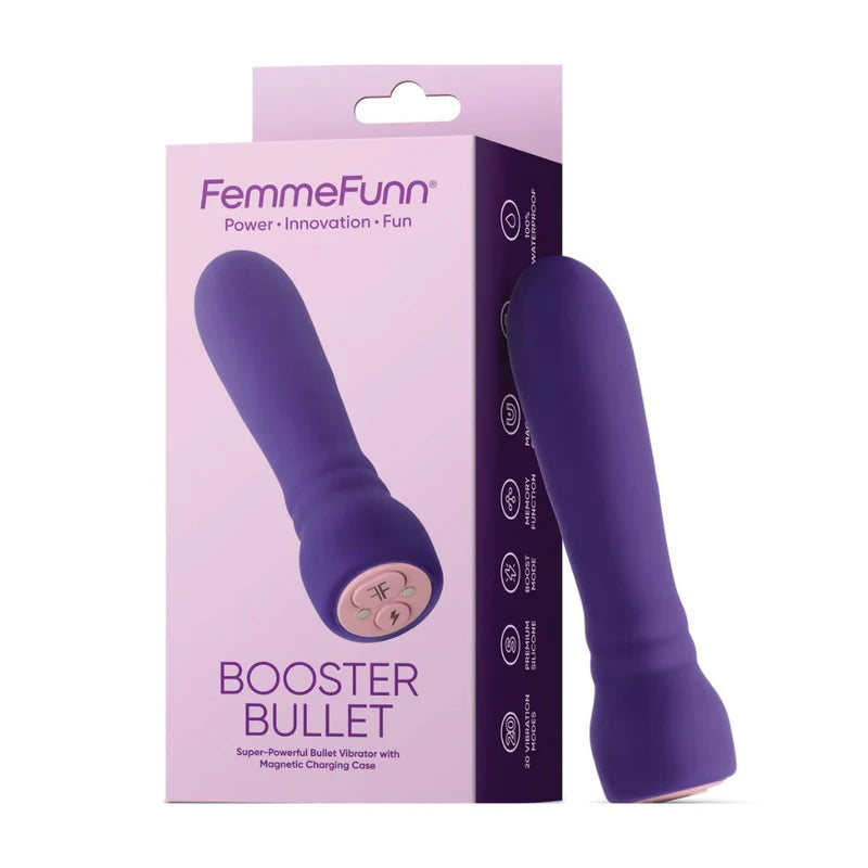 FemmeFunn Booster Bullet Vibrator | 20-Function Clitoral Toy at Fascinations FemmeFunn Booster Bullet Vibrator | 20-Function Clitoral Toy at Fascinations