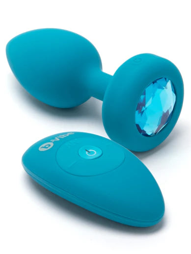 bVibe Vibrating Jewel Plug Small-Medium