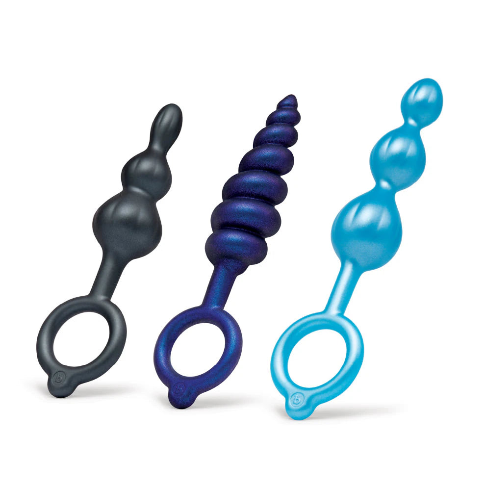 Butties Beaded Bundle 3-Piece Anal Plug Set