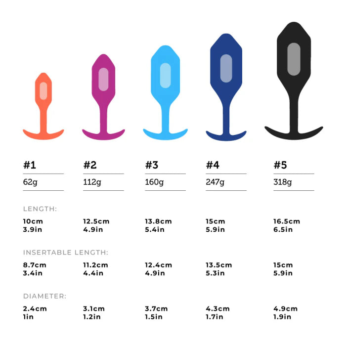 bVibe Vibrating Snug Plug 2 in Rose