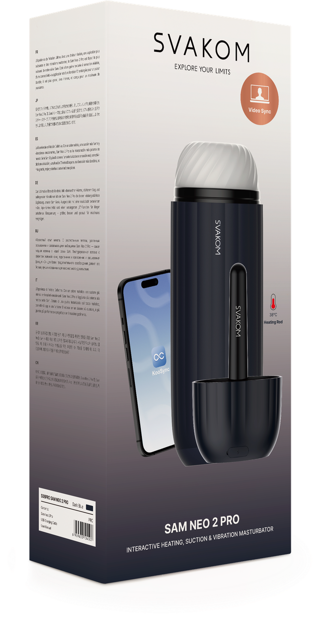 Sam Neo 2 Pro Interactive Heating, Sucking and Vibrating Masturbator