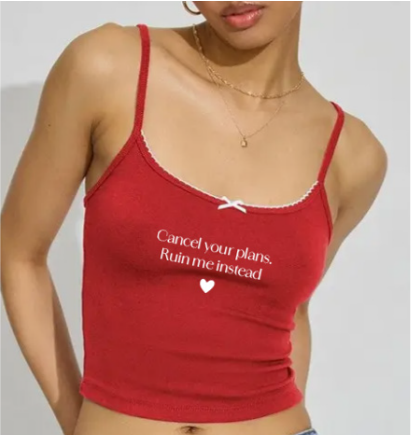 Ruin Me Embroidered Tank