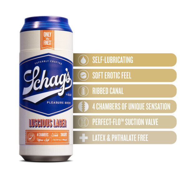 Schag's Luscious Lager Self-Lubricating Stroker Frosted