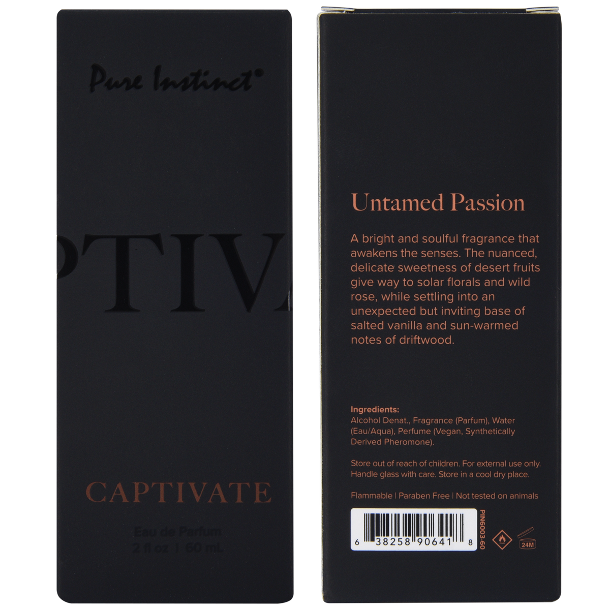 Pure Instinct Men's Pheromone Cologne in Captivate
