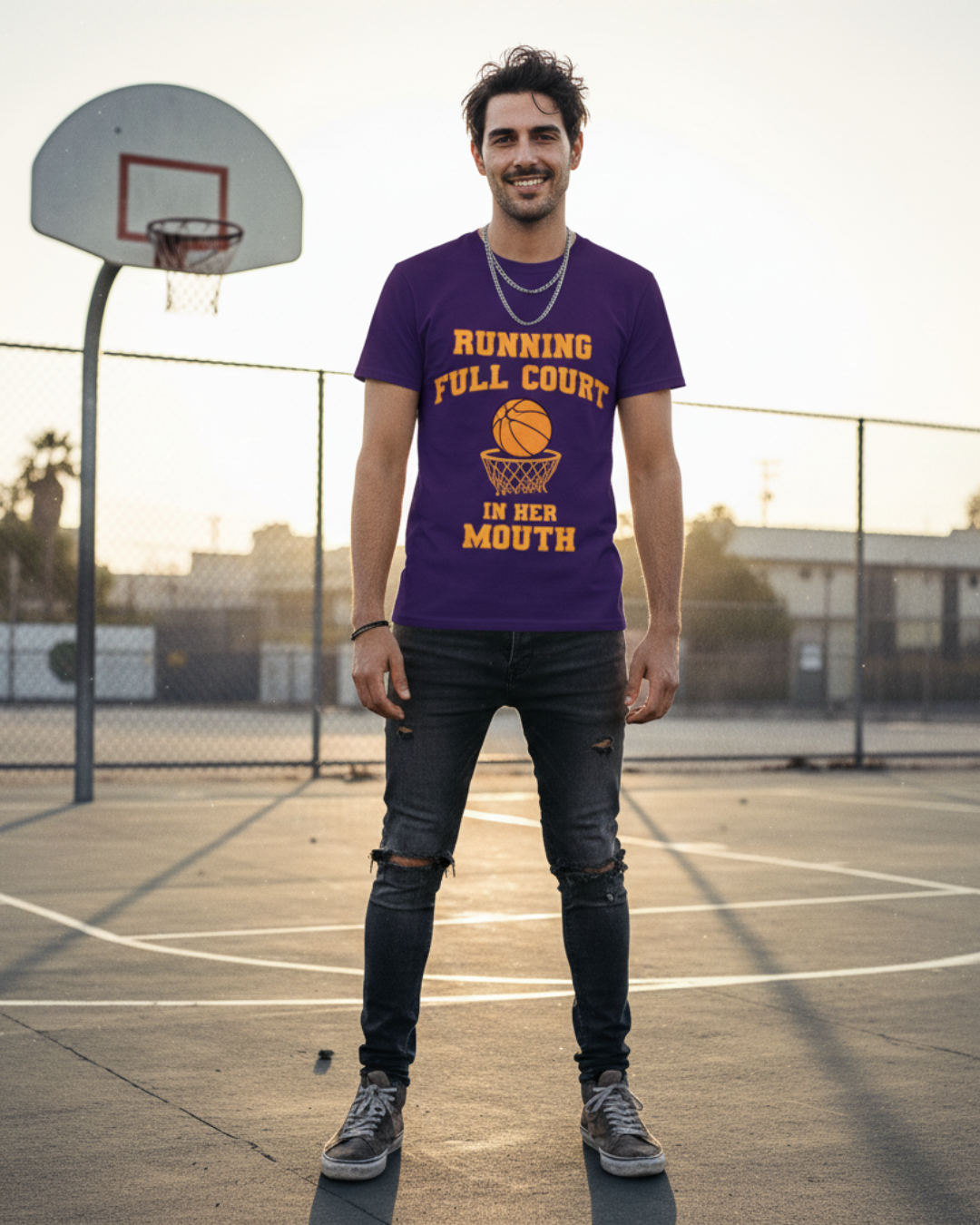 Running Full Court Graphic Tee