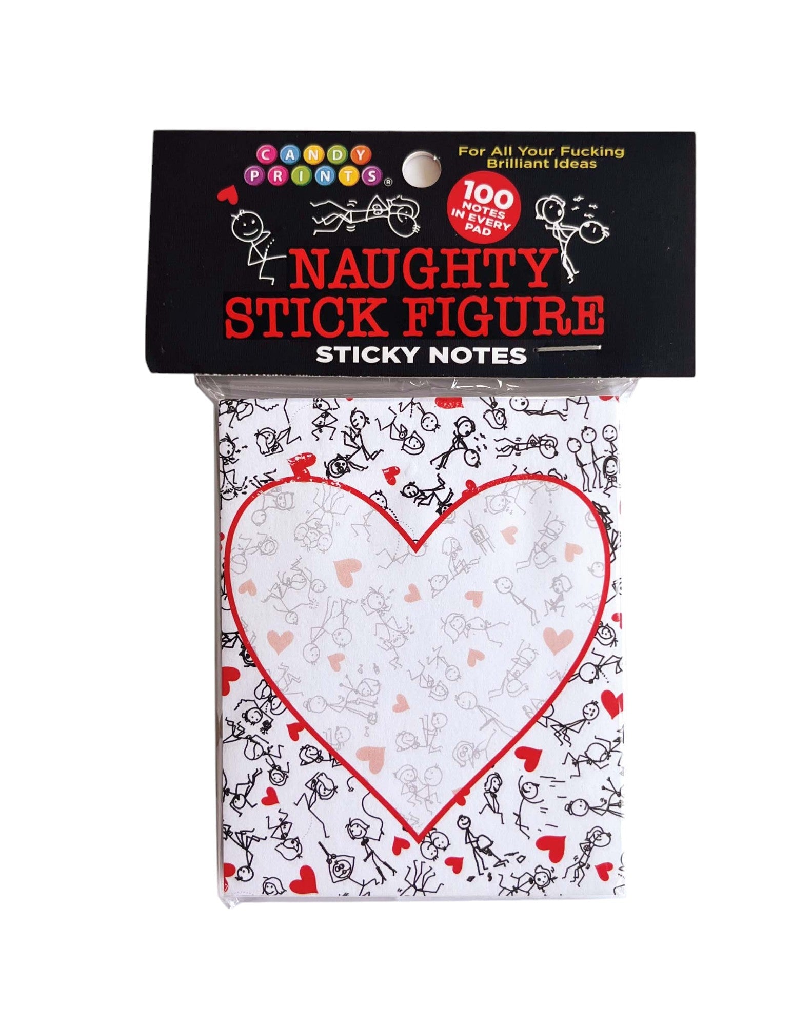 Naughty Stick Figure Sticky Notes