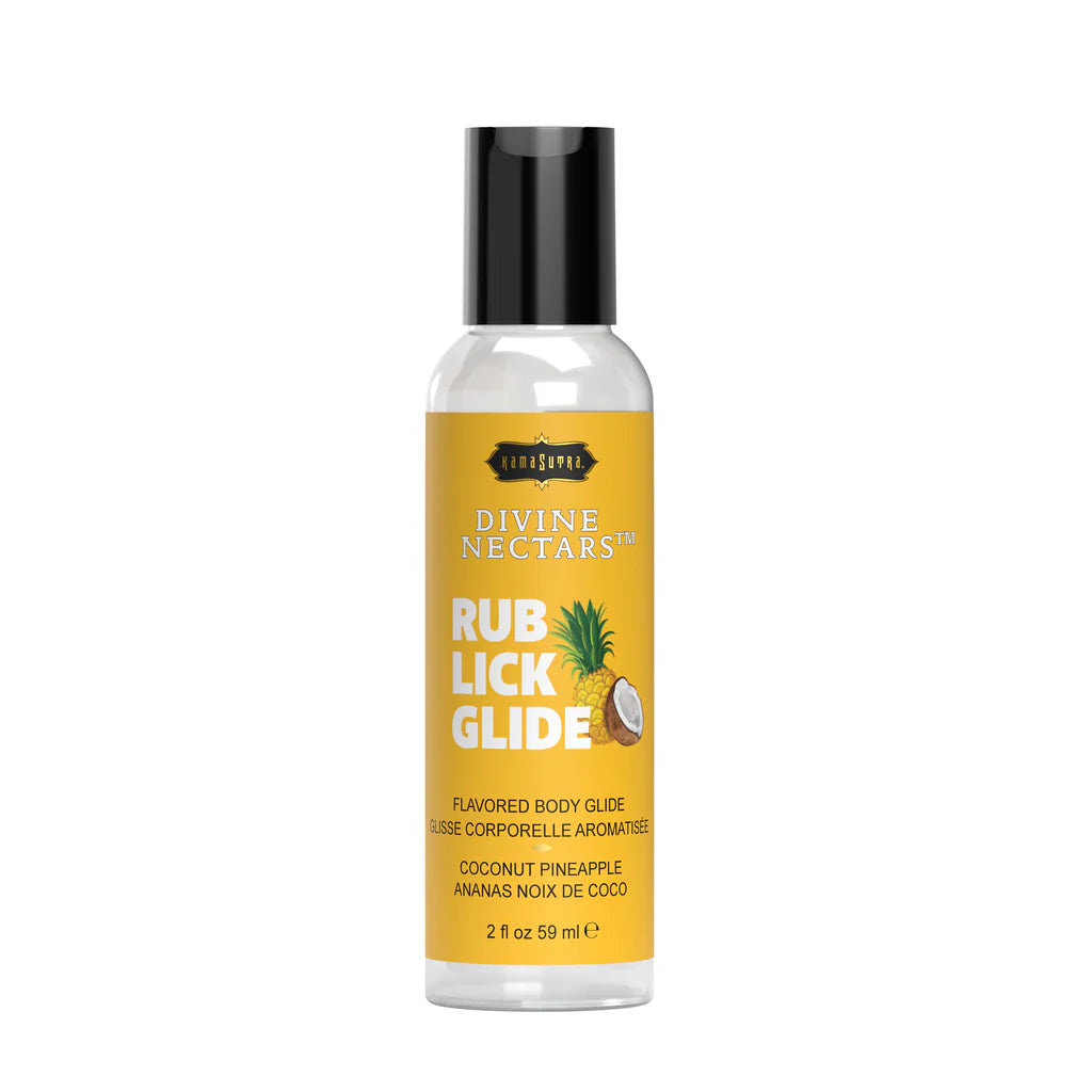 Kama Sutra Divine Nectars Body Glide Coconut Pineapple 2 oz