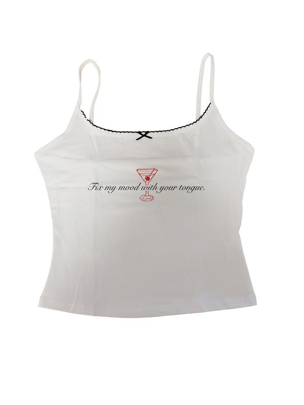Fix My Mood Embroidered Tank