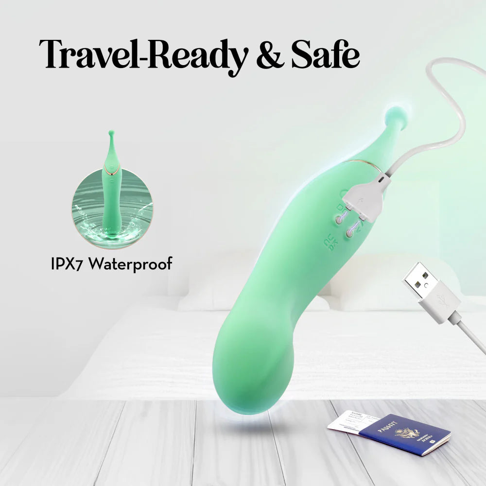 Stella Dual-Ended Clitoral G-Spot Vibrating Wand