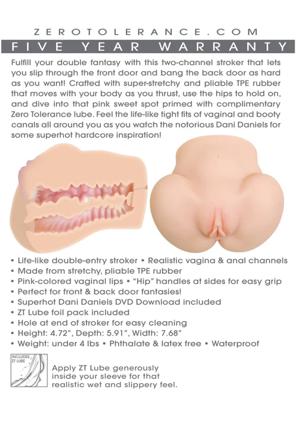 Dani Daniels Realistic Ass and Vagina Stroker