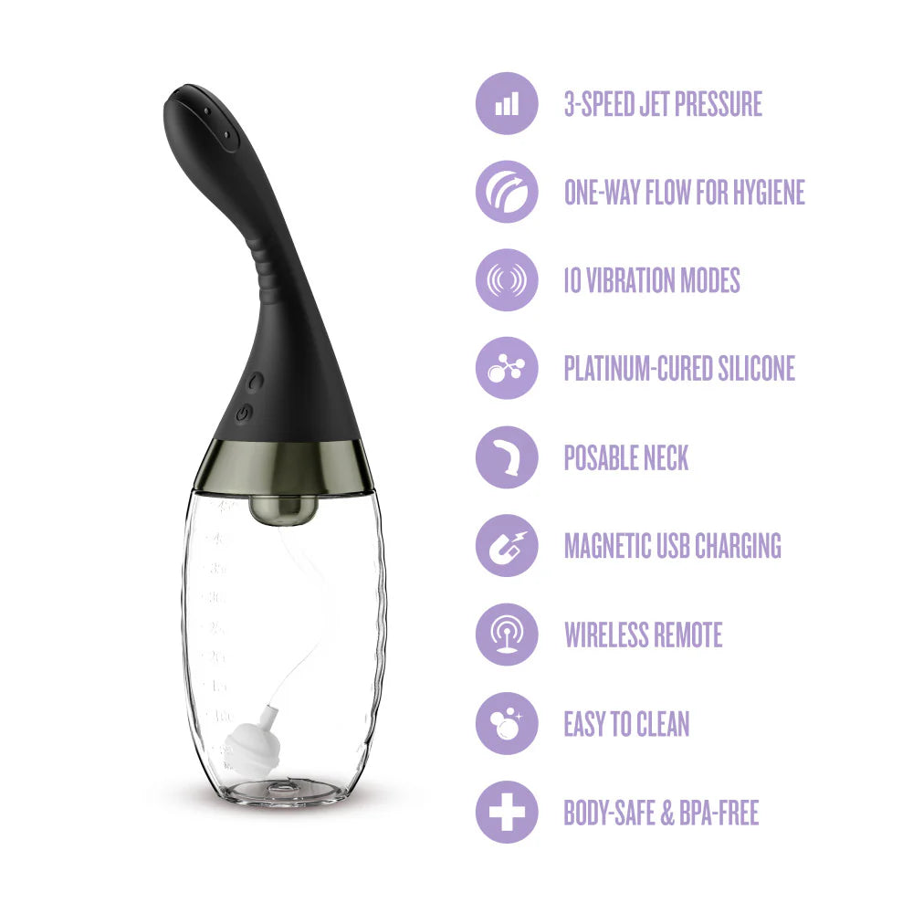 Anal Adventures Aqua Jet Vibrating Anal Douche
