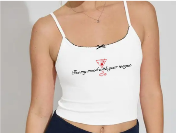 Fix My Mood Embroidered Tank