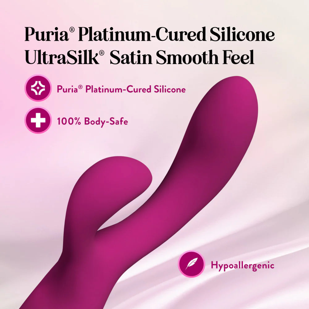 Quinn Dual Stimulation Rabbit Vibrator With Auto Warming