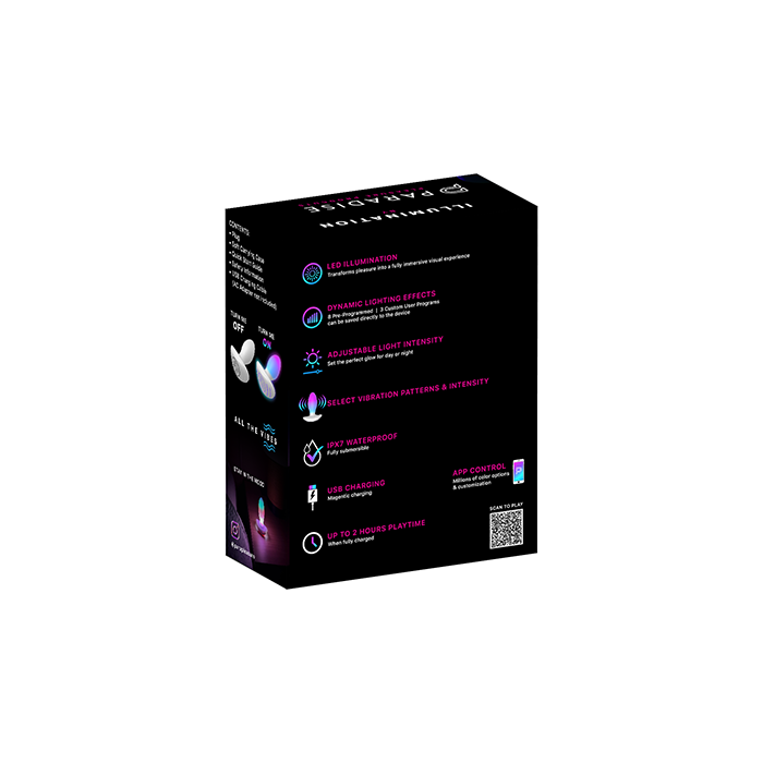 Illumination THE Plug Light up Vibrating Anal Plug