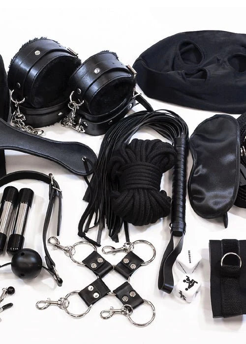 Intrigue Advanced Bondage Kit Black