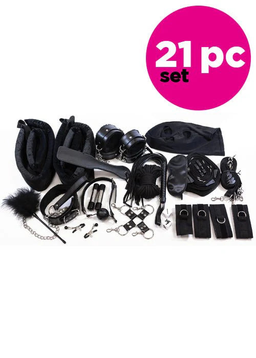 Intrigue Advanced Bondage Kit Black