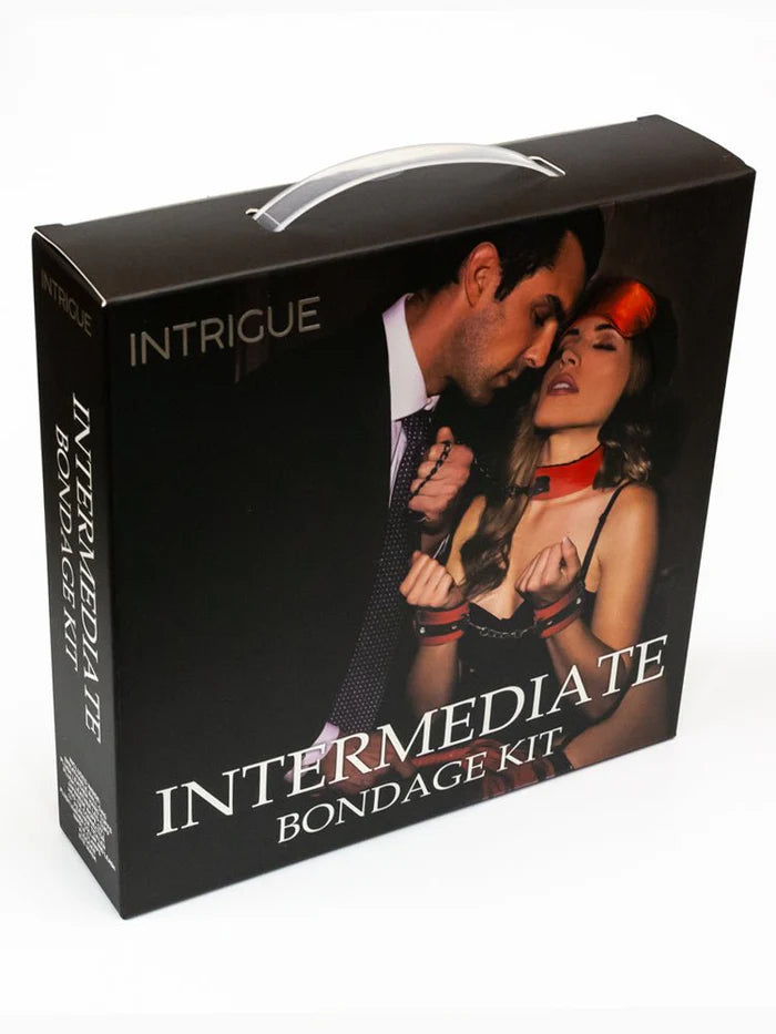 Intrigue Intermediate Bondage Kit Black/Red
