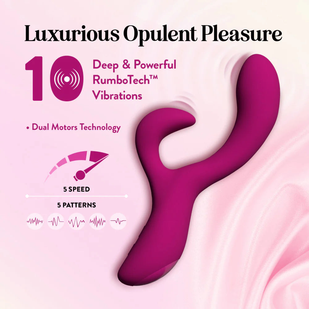 Quinn Dual Stimulation Rabbit Vibrator With Auto Warming