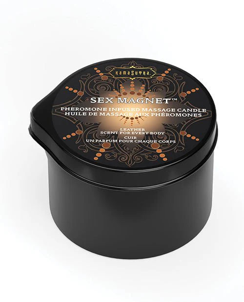Kama Sutra Sex Magnet Candle Pheromone Infused Leather Scent