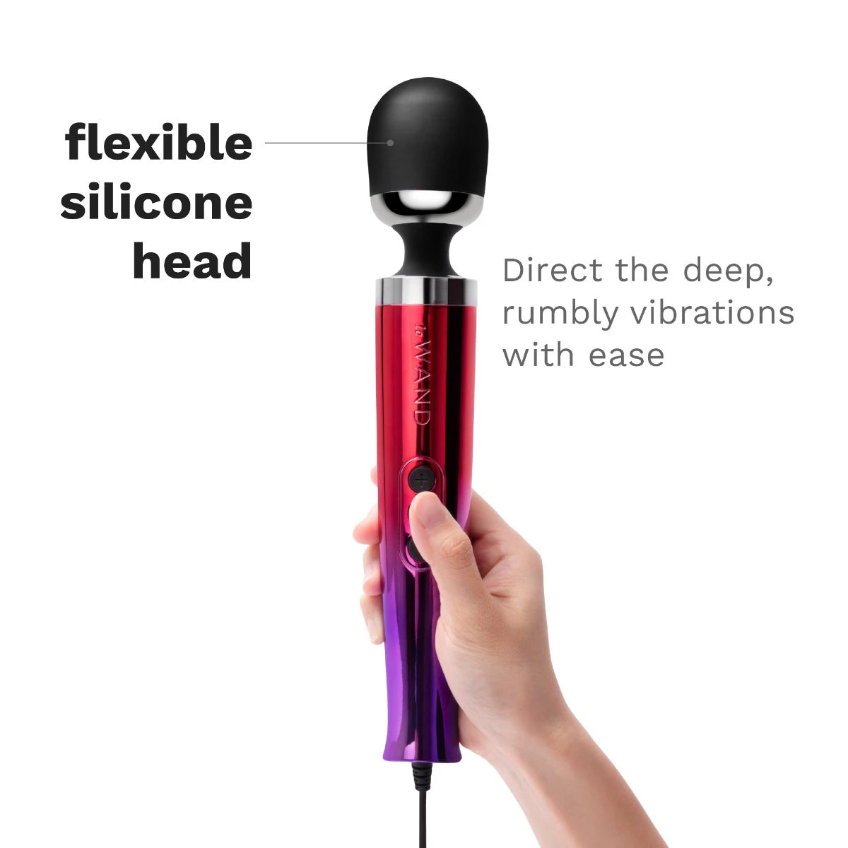 Le Wand Die Cast Plug-In Vibrating Massager Ombre