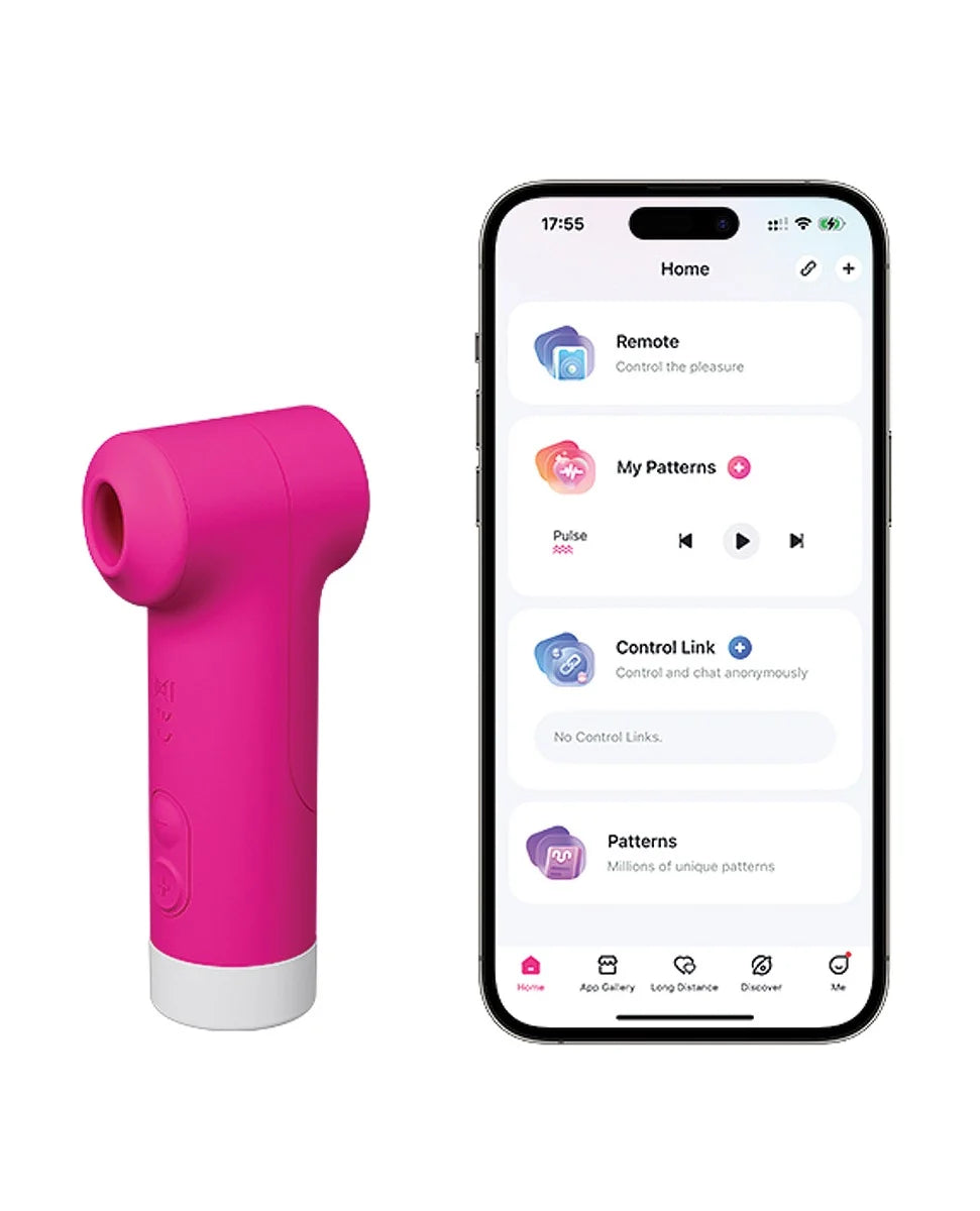 Lovense Fizz Dual-Head Suction & Tapping Clitoral Vibrator