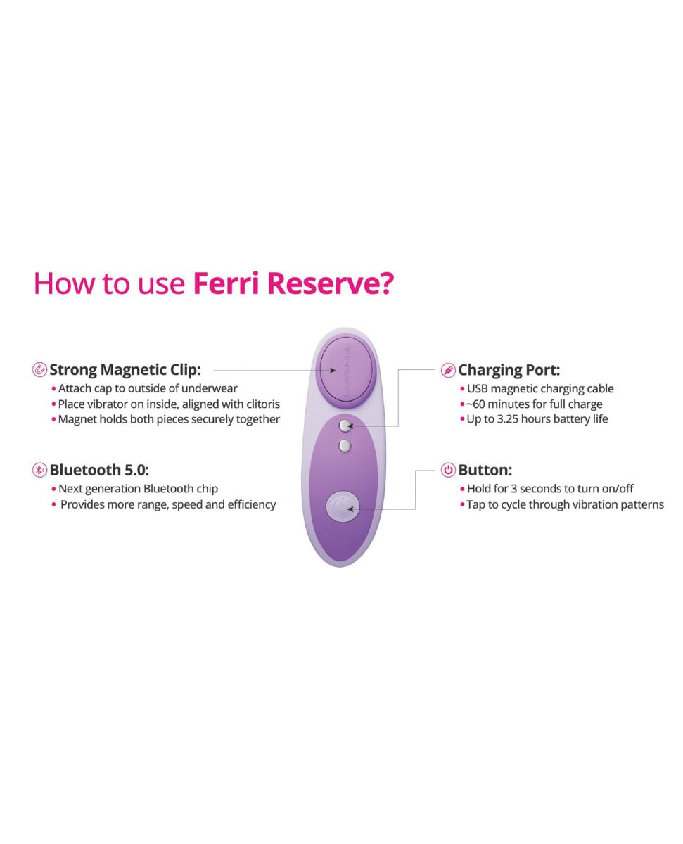 Lovense Ferri Reserve Panty Vibe Special Edition in Lavender