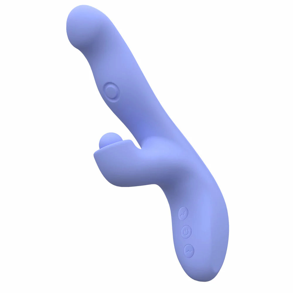 Simone Dual Stimulation Tapping Rabbit Vibrator With Auto Warming