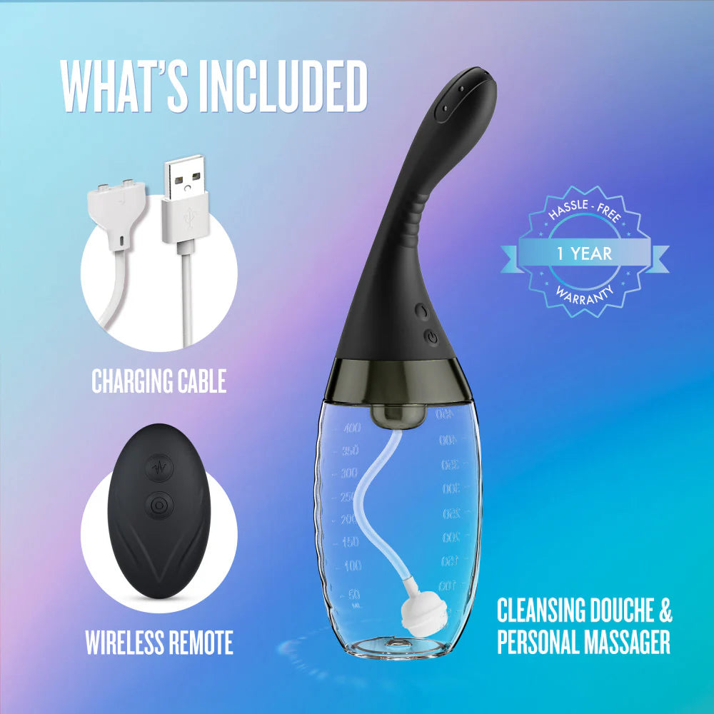 Anal Adventures Aqua Jet Vibrating Anal Douche