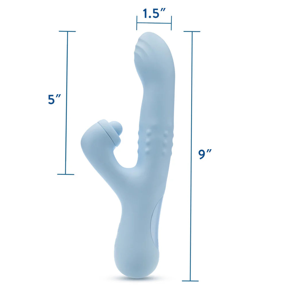 Devin Dual Stimulation Tapping Rabbit Vibrator