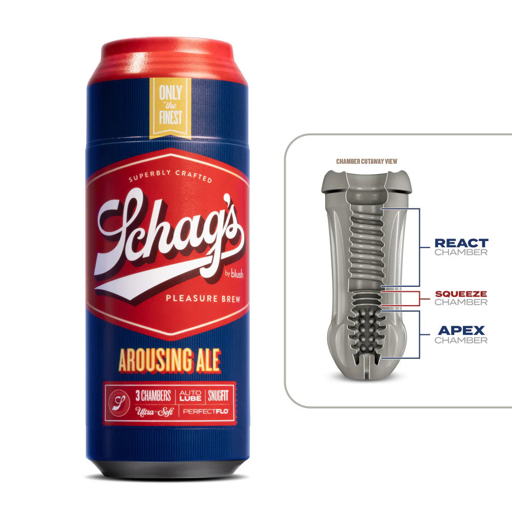 Schag's Arousing Ale Self-Lubricating Stroker Frosted