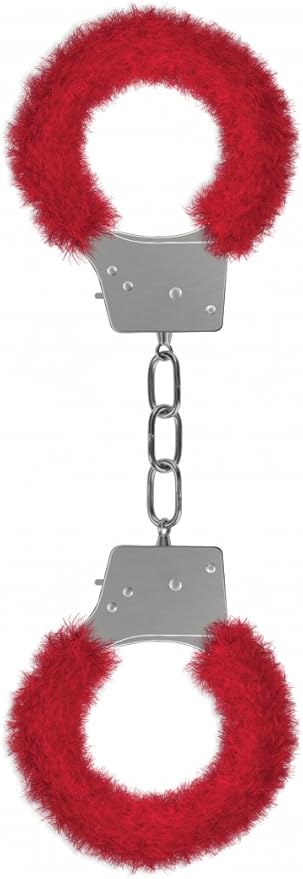 Ouch! Fluffy Red Cuffs