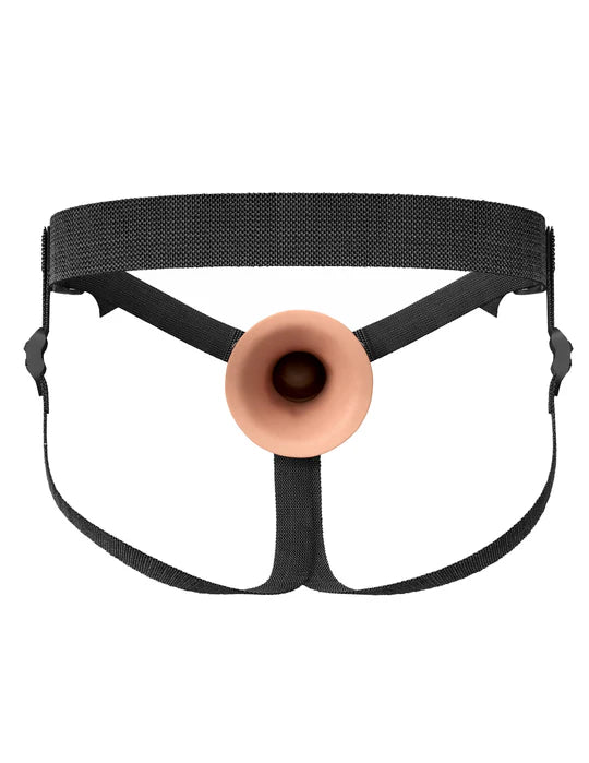 7" Hollow Silicone Strap-On™ in Light