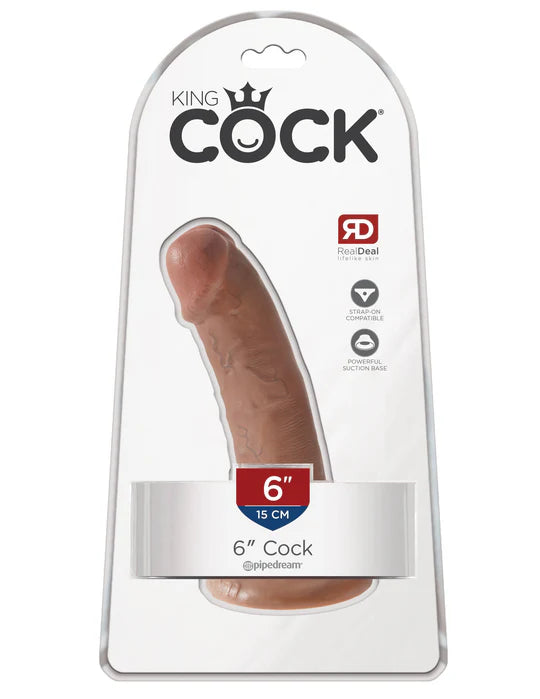 6" Cock in Tan