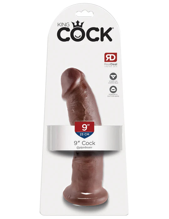 9" Cock in Brown