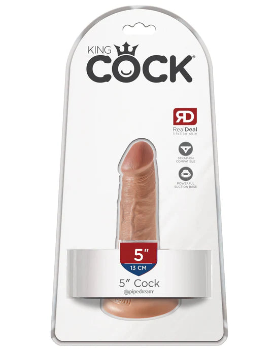 5" Cock in Tan