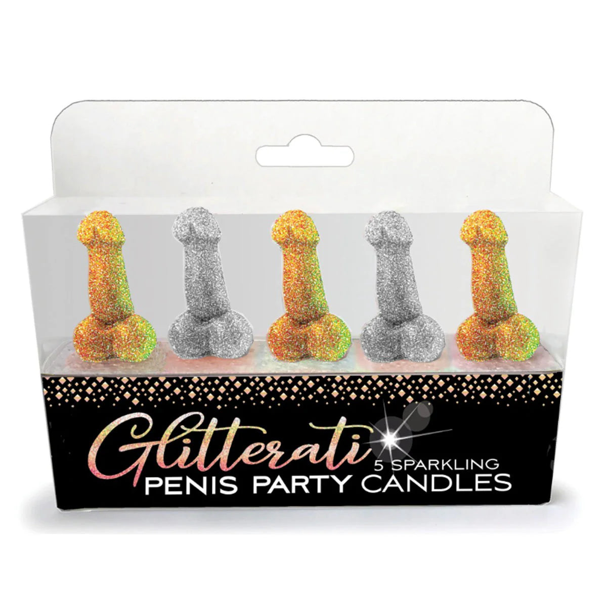 Glitterati Penis Candle