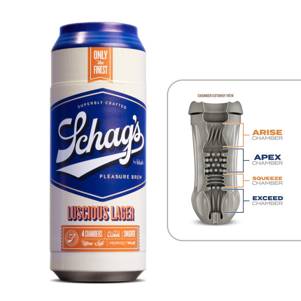 Schag's Luscious Lager Self-Lubricating Stroker Frosted