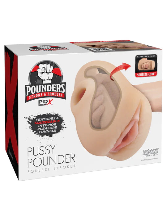 Pussy Pounder Squeeze Stroker in Flesh