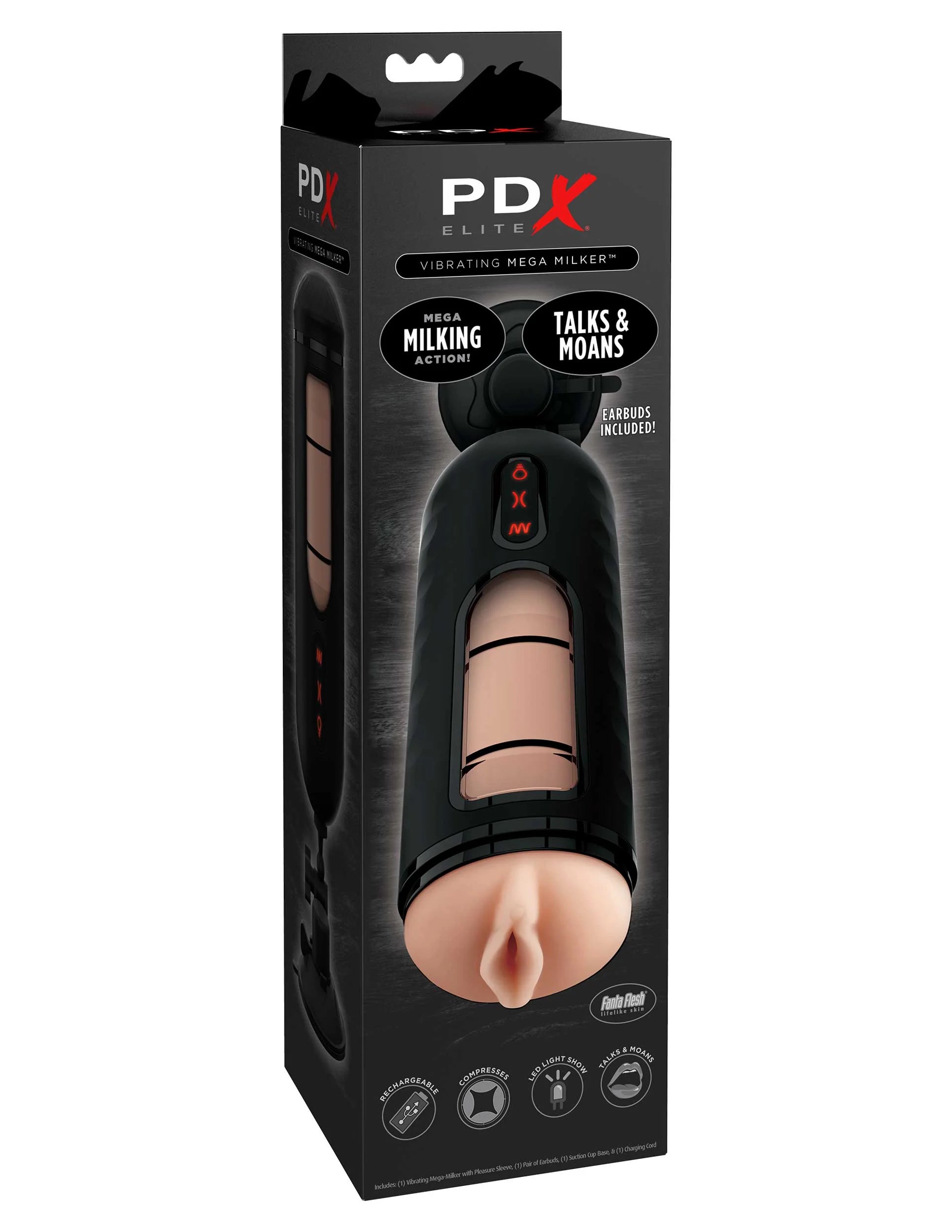 PDX Elite Vibrating Mega Milker