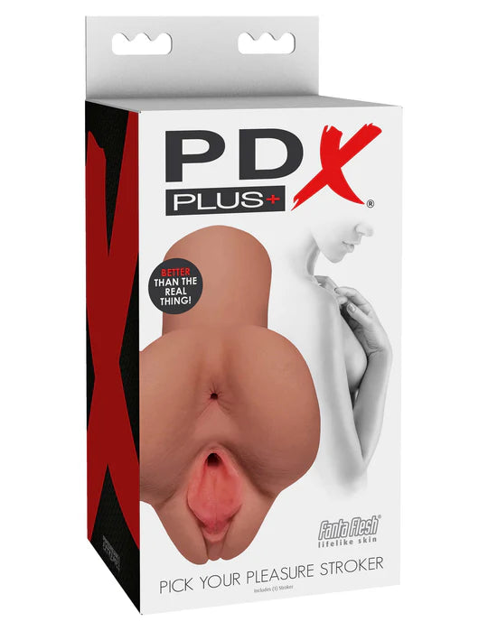 PDX Pick Your Pleasure Stroker in Tan