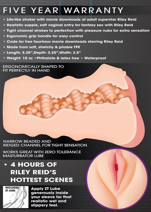 Riley Reid Realistic Stroker with Movie Download