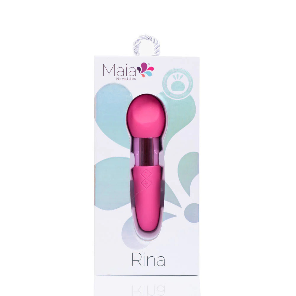 RINA Dual Motor Silicone Vibrator Pink