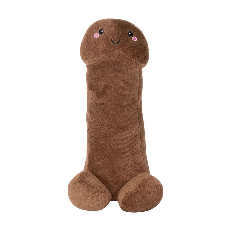 Penis Plush 12" Brown