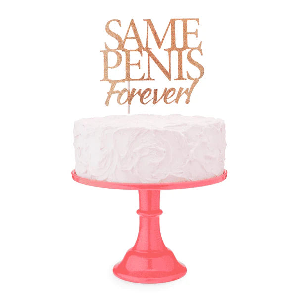 Glitterati Same Penis Cake Topper