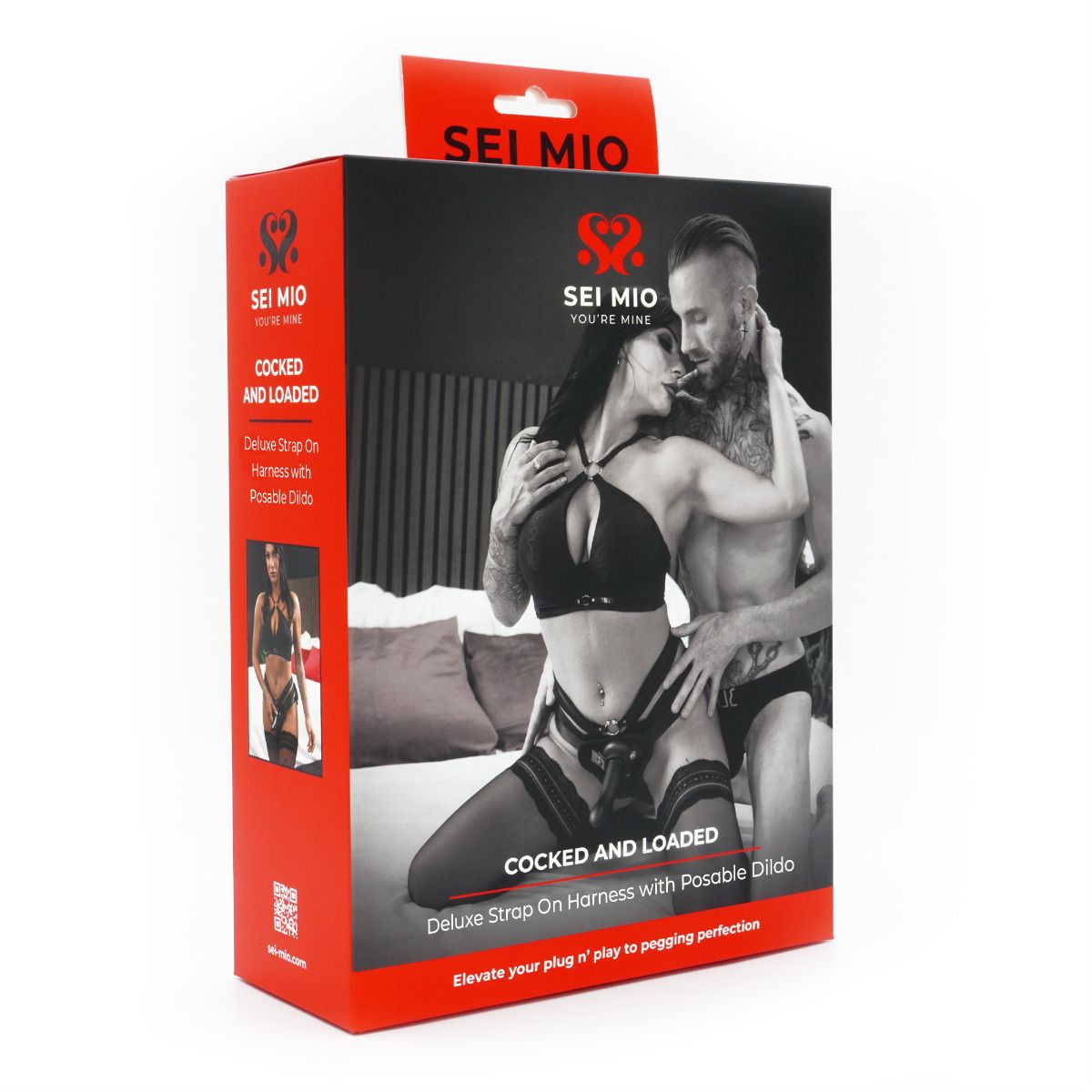 Cocked and Loaded Strap-On Harness & 6.5" Dildo